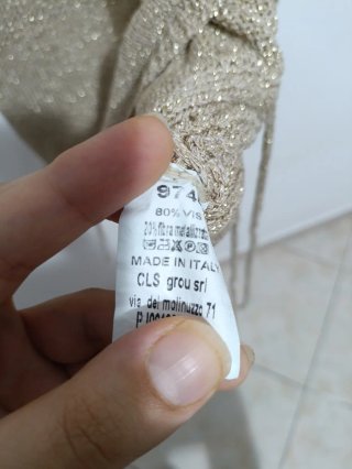 Vestitino oro lamé