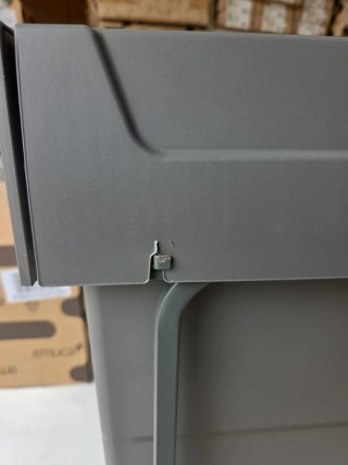 Balde Lixo Duplo 2x25LT Antracite Emuca