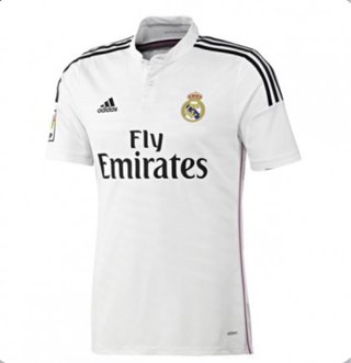 Camiseta Retro Real Madrid Adidas Blanca