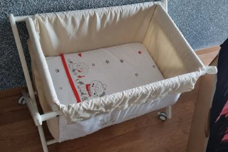 Cuna Moisés Bebé con Ruedas