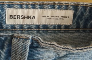 Bershka Bermudas Vaqueras Talla 34