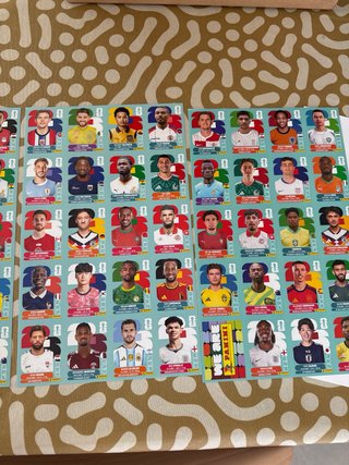 Set 120 cromos actualización Mundial 2026 FIFA