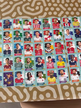 Set 120 cromos actualización Mundial 2026 FIFA