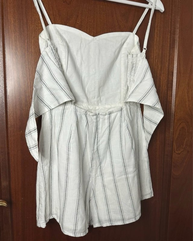Mono blanco rayas S