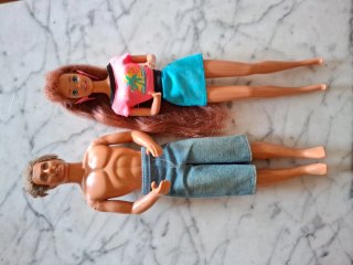 Muñecos Barbie y Ken