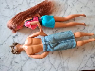 Muñecos Barbie y Ken