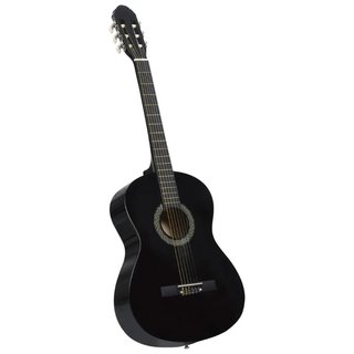 Chitarra Classica Acustica per Principianti Nera 4/4 39" in