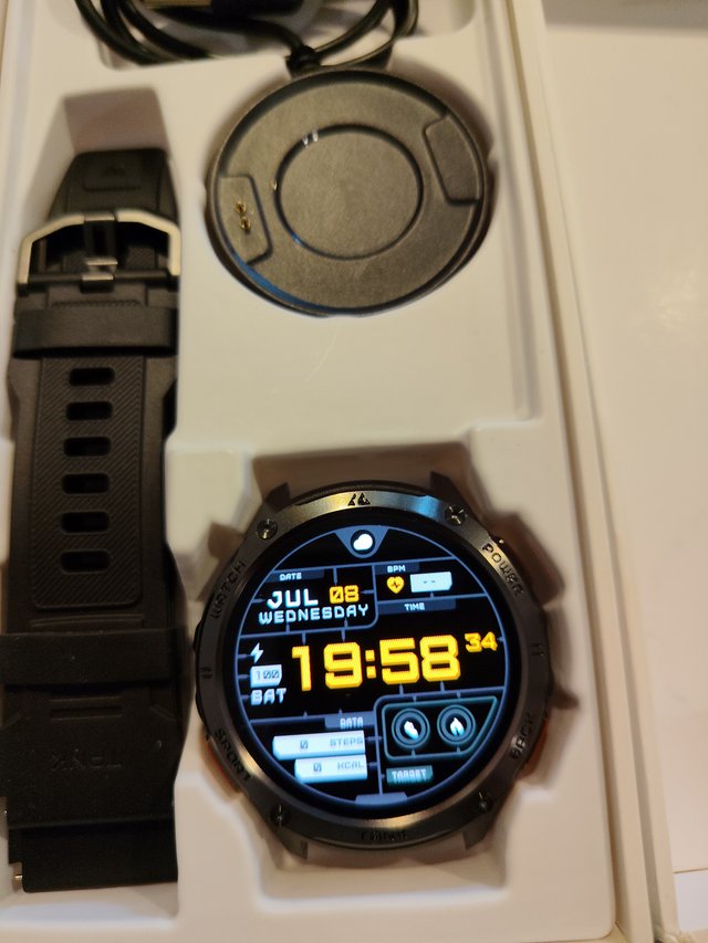 Kospet Tank T3 Smartwatch Negro/Plata