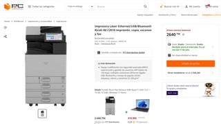 Impresora Ricoh IM C2010 Láser Multifunción