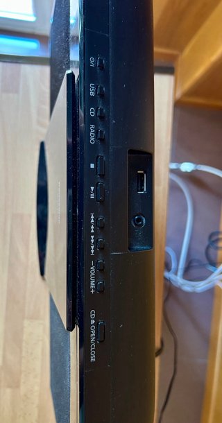 Minicadena Panasonic SC-HC17 Negra