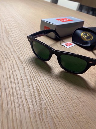 Gafas de sol Ray-Ban Wayfarer Negras Verdes