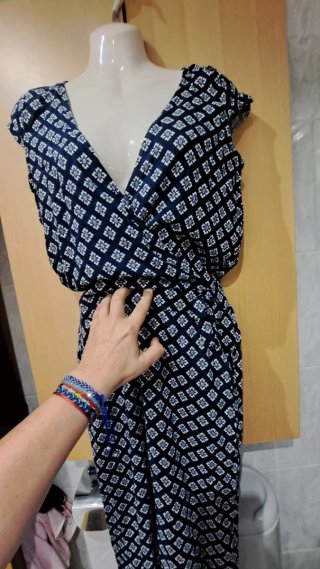 Mono largo estampado mujer Talla S