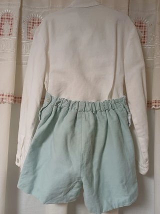 Conjunto fiesta niño camisa y pantalón corto