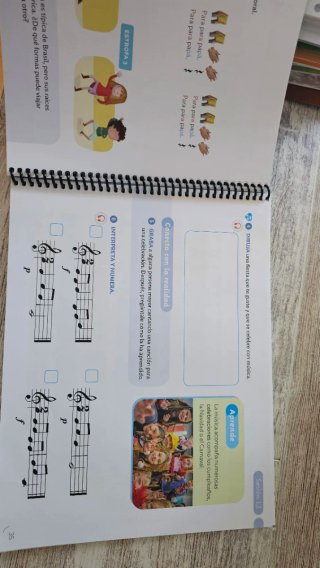 Libro Música 2 Primaria Santillana
