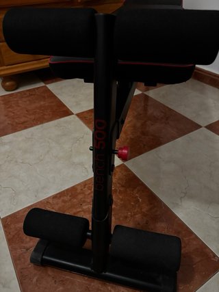 Banco de musculación y abdominales