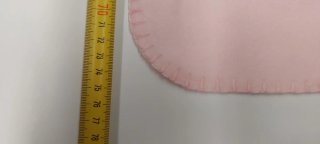 Manta de bebé rosa o azul con peluche. Varias uni