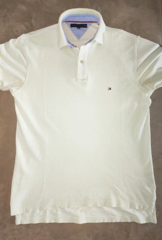 Polo Tommy Hilfiger talla M Verde claro