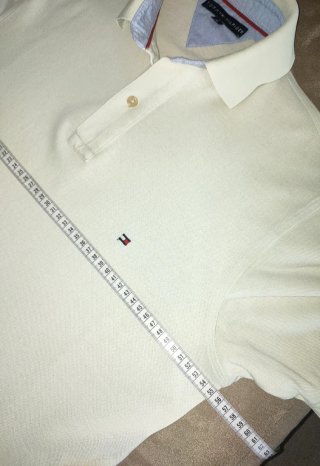 Polo Tommy Hilfiger talla M Verde claro