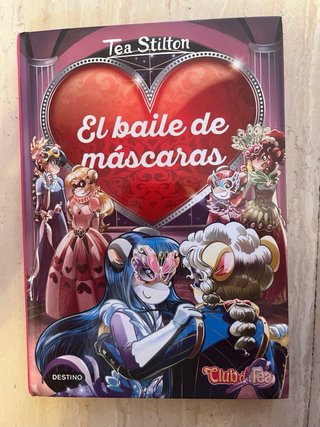 4 libros de Tea Stilton, con tapa dura + regalo