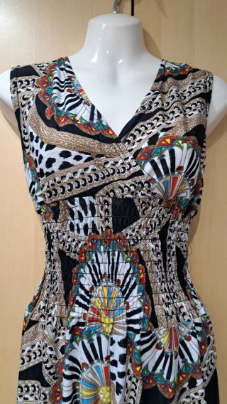 Mono corto estampado talla única tejido punto seda