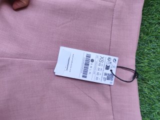 Falda pantalón Stradivarius rosa