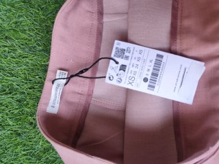 Falda pantalón Stradivarius rosa