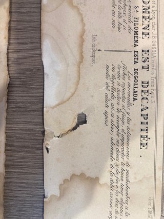 4 Litografías Antiguas S. Philomena