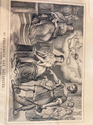 4 Litografías Antiguas S. Philomena