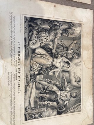 4 Litografías Antiguas S. Philomena