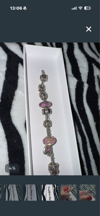 Pulsera Pandora Original con Abalorios