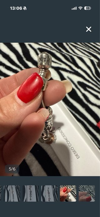 Pulsera Pandora Original con Abalorios