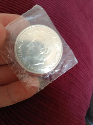 Moneda Plata 2000 Pesetas España 1994