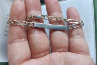 Pulsera Esclava Figaro Plata 925 Ernst