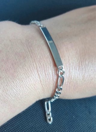 Pulsera Esclava Figaro Plata 925 Ernst
