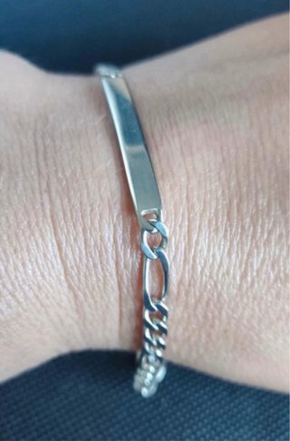Pulsera Esclava Figaro Plata 925 Ernst