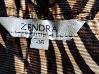 Blusa sin mangas estampado cebra