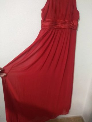 Vestido largo rojo Jacke's