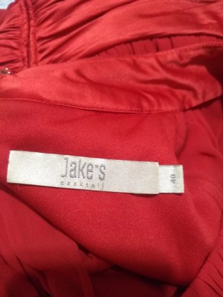 Vestido largo rojo Jacke's