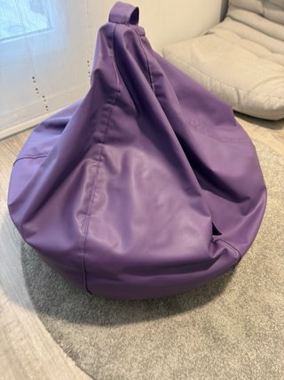 Puff Pera 110cm Polipiel Morado