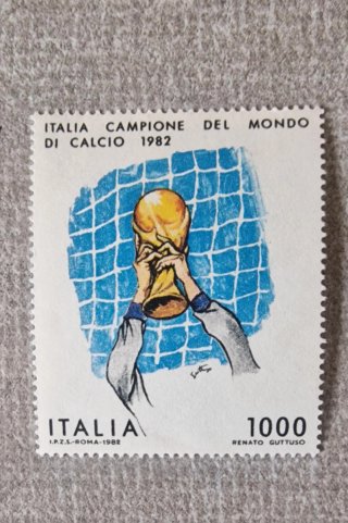 Francobollo Italia Campione del Mondo 1982