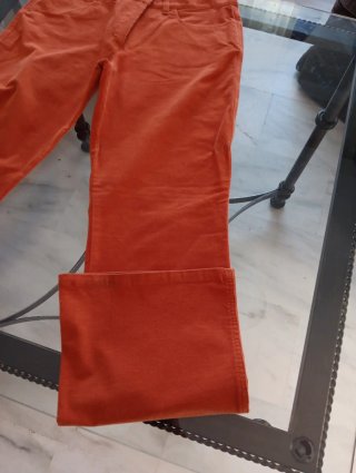 Pantalón largo naranja