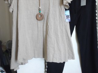 Completo donna beige e nero taglia unica