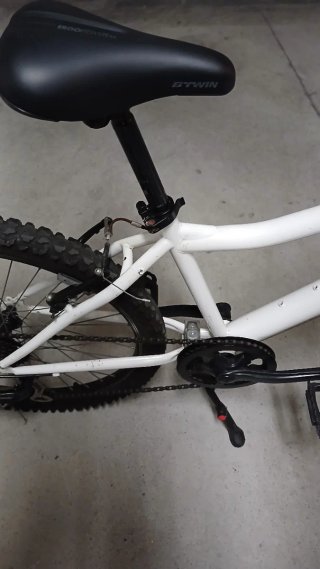 Bicicleta Montaña B'TWIN Blanca