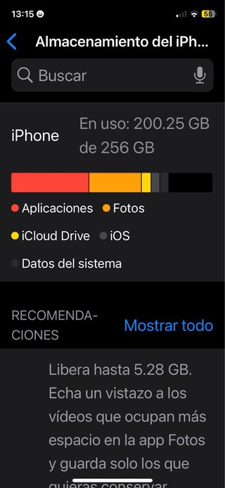 iPhone XS 256GB Negro 85% Salud Batería