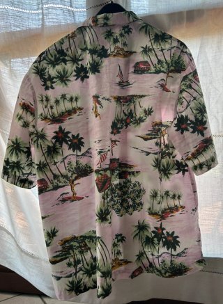 Camicia uomo fantasia floreale hawaiana