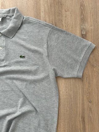 Polo Lacoste Classic Fit Gris Talla 6 (XL)