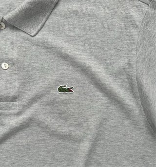 Polo Lacoste Classic Fit Gris Talla 6 (XL)