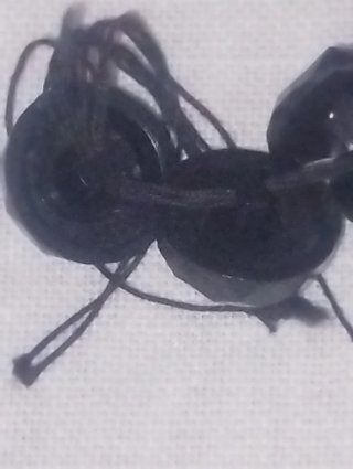 Lotto 100 PZ Bottoni Neri Vintage.