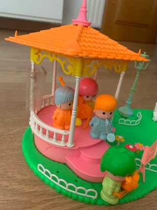 Parque y carrito helados Pin y Pon vintage