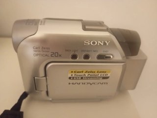 Cámara de vídeo Sony gris
